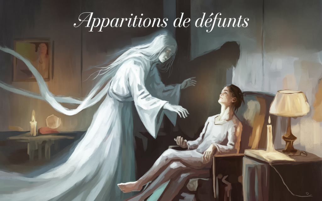 Apparitions de défunts dans une atmosphère mystique