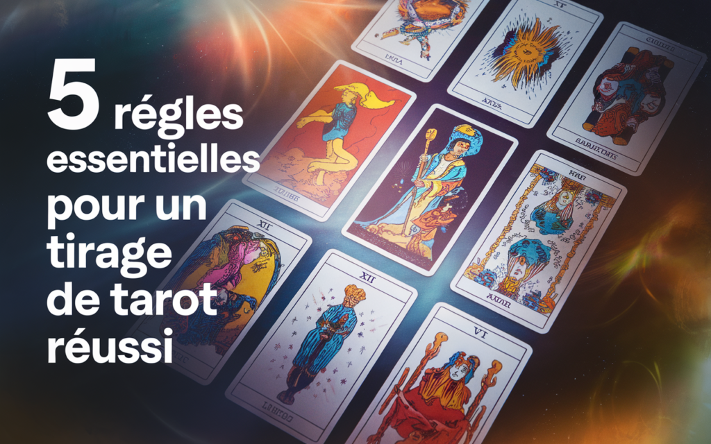 5 règles essentielles pour un tirage de tarot réussi avec un jeu mystique