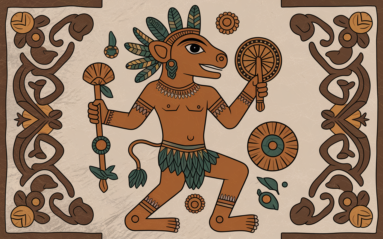 Figure chamanique chamanisme art rupestre
