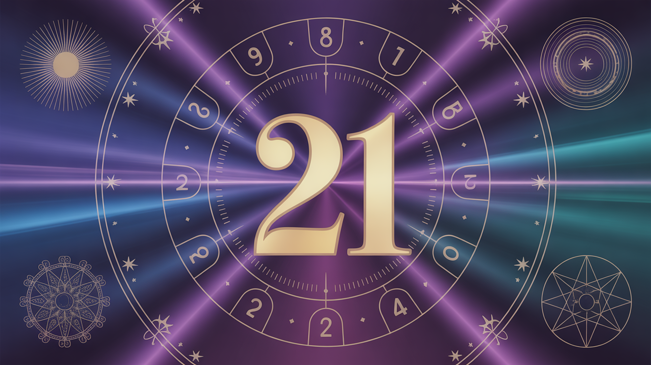 Symbolisme mystique du chiffre 21 en numérologie