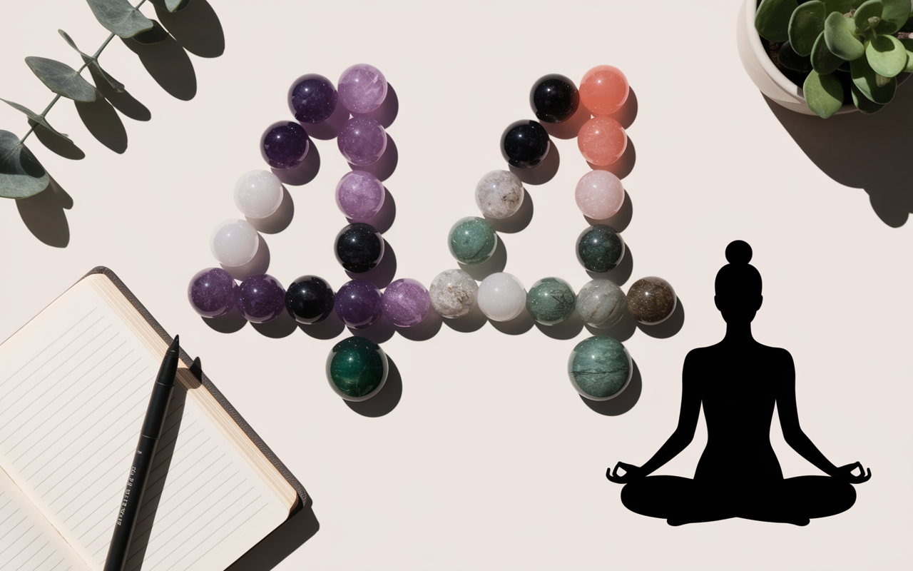 Cristaux 44, méditation, outils spirituels