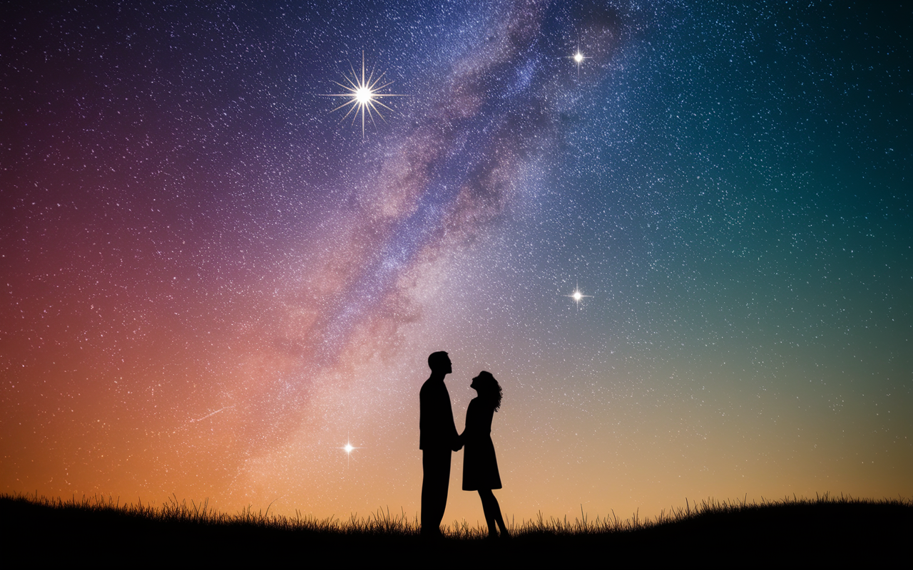Couple Capricorne sous les étoiles de Mercure et Uranus