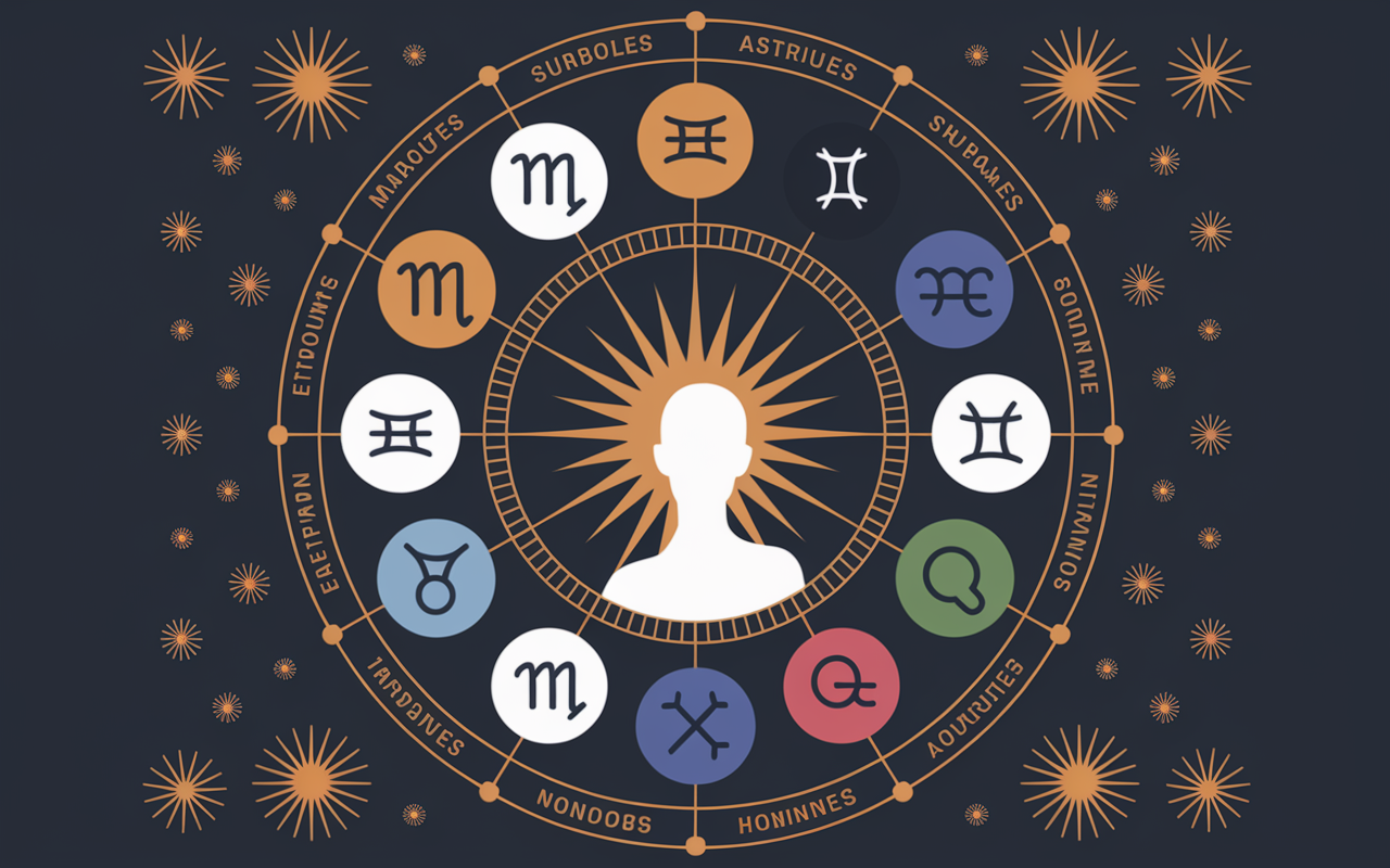 Carte astrologique personnelle Evozen