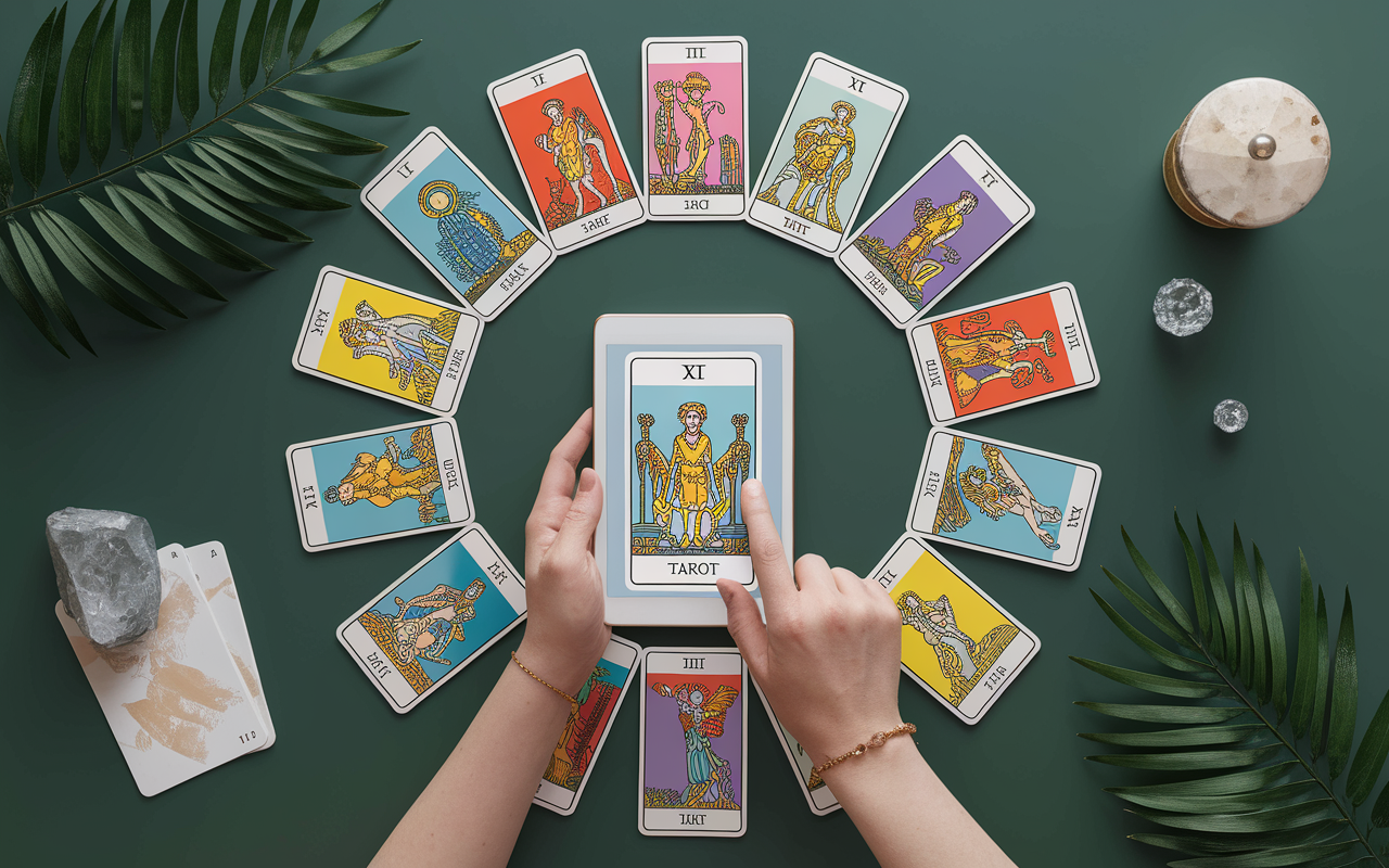 Tirage tarot gratuit virtuel sur tablette